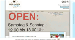Desktop Screenshot of beachclubeifel.de